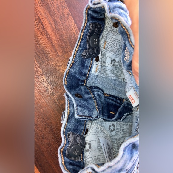 Cat & Jack Jeans straight stretch adjustable waistband 12m EUC - Picture 3 of 4